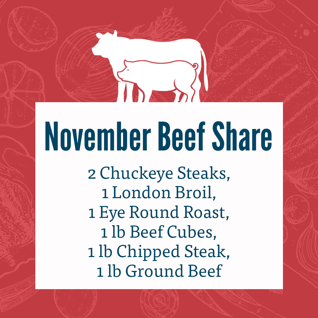 This months beef share